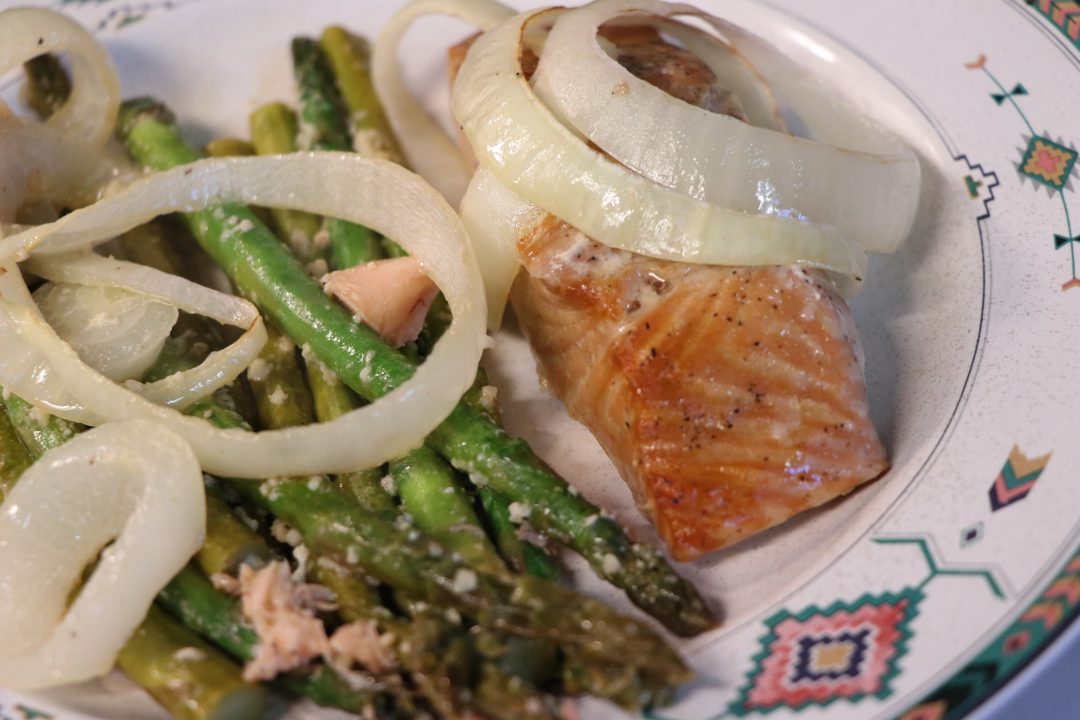 Bourbon Salmon And Asparagus The Coffee Mom