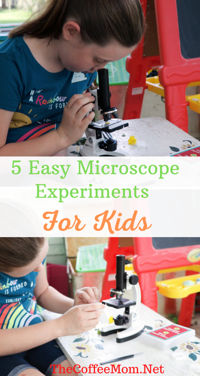 science experiments with microscope