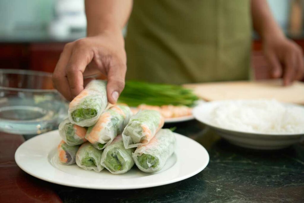 Vietnamese Fresh Spring Rolls