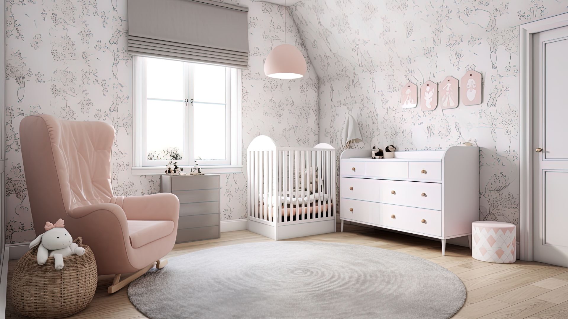 Baby Girl Nursery Wallpaper Ideas for a Dreamy Room