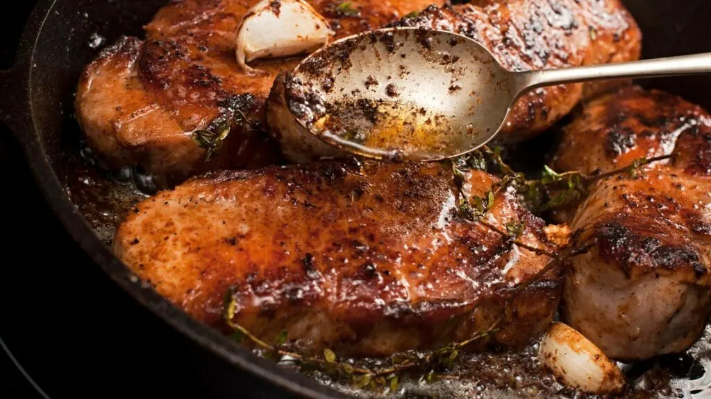 Pork Chops with Herb Butter