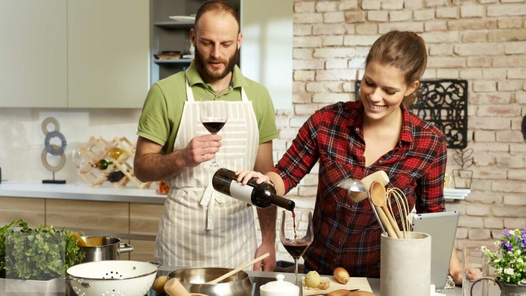 cooking with wine