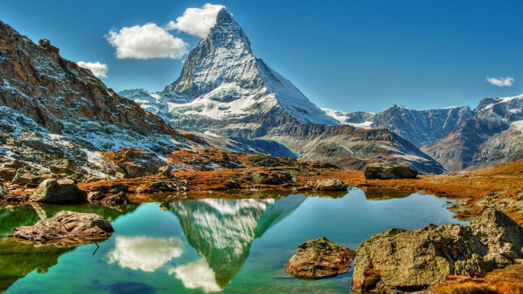 The Matterhorn, Switzerland famous landmarks around the world