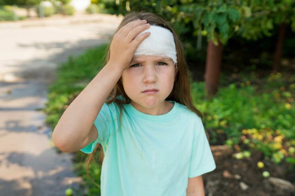 concussion signs in children