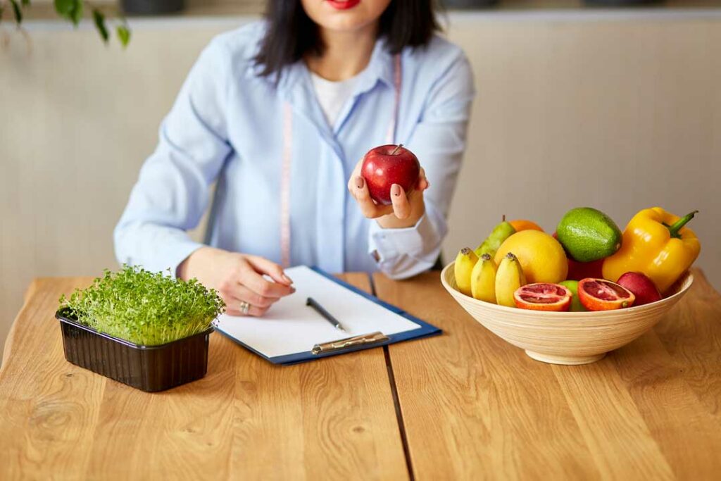 personalized nutrition with a private dietitian