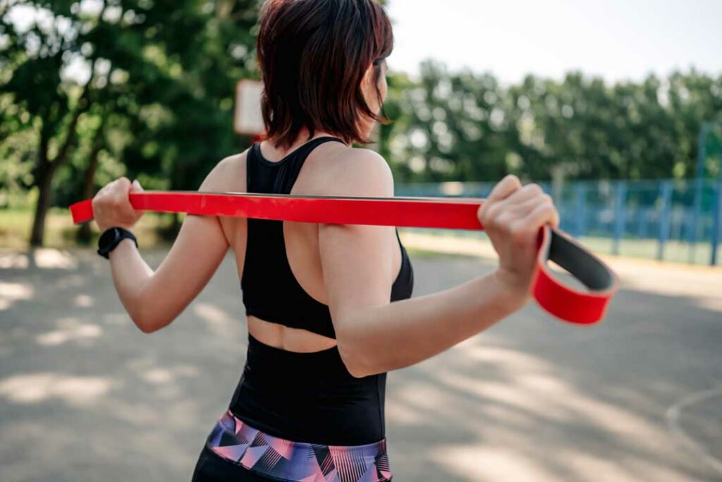 resistance band training equipment