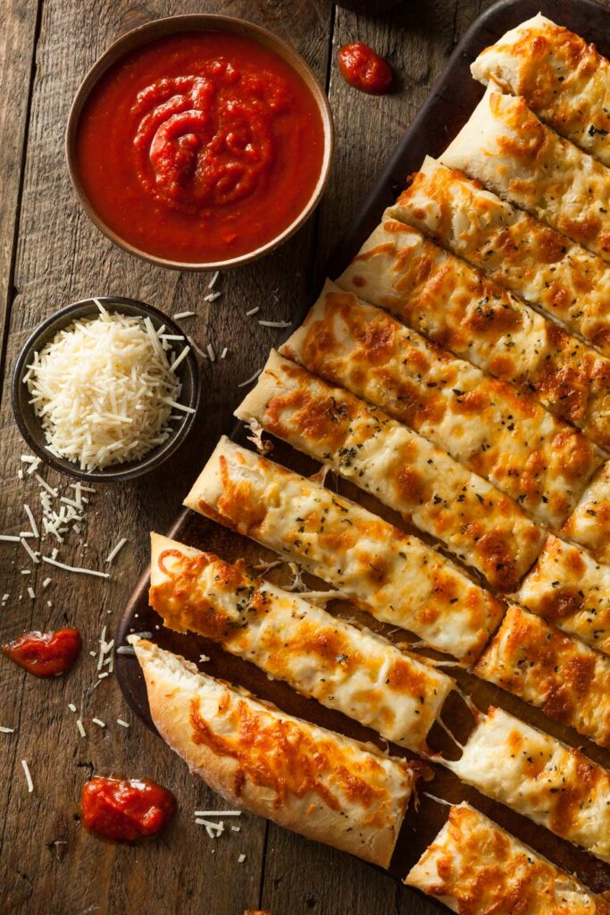 Cheesy Garlic Breadsticks