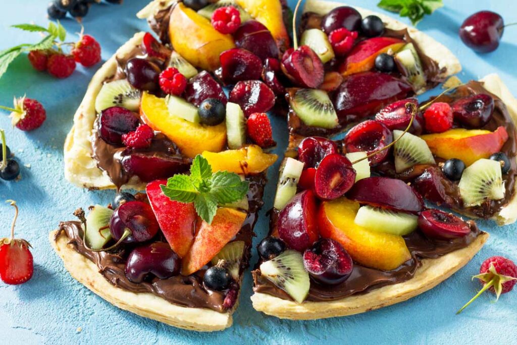 Sweet Dessert Pizza