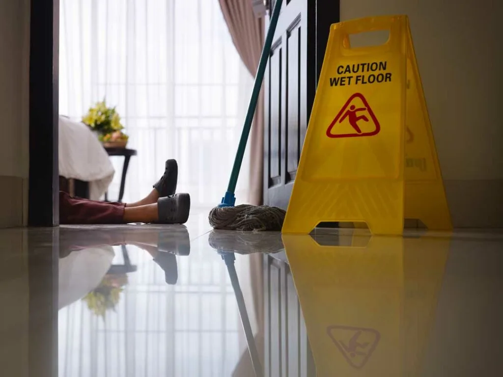 Workplace slip and fall safety