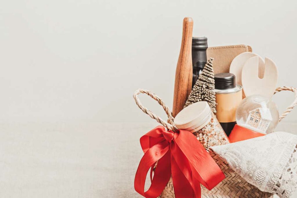 coffee-themed gift baskets