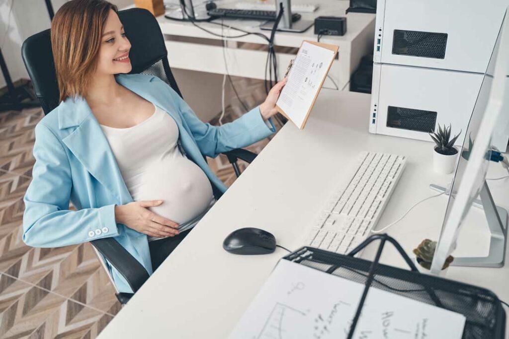 productivity tips for pregnant remote workers