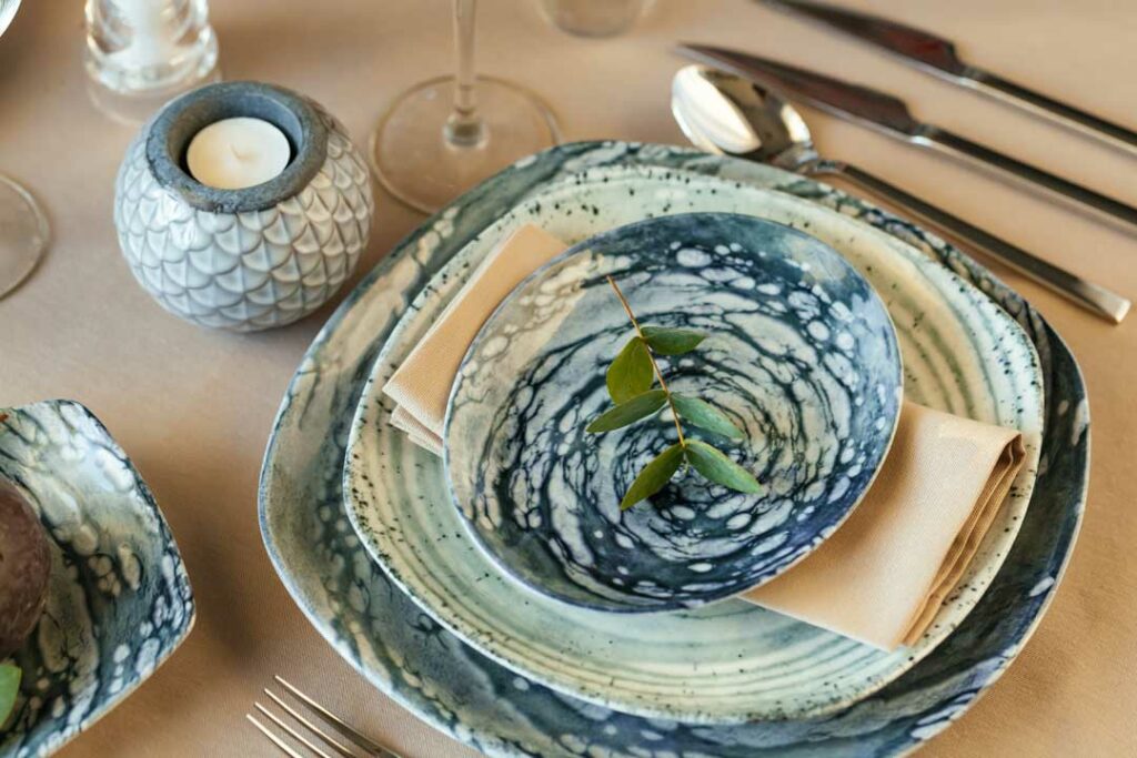 timeless dinnerware materials