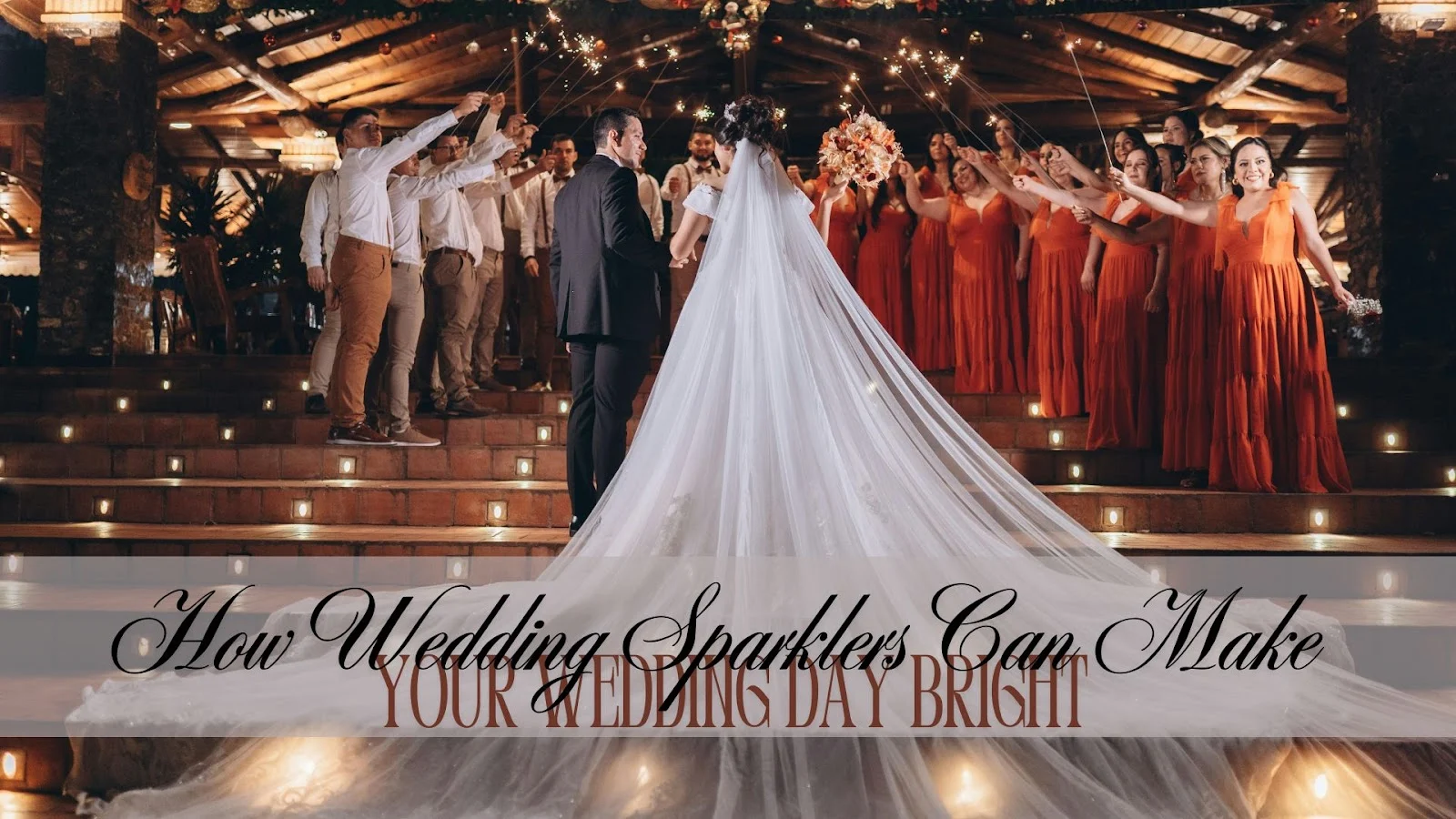 How to use wedding sparklers