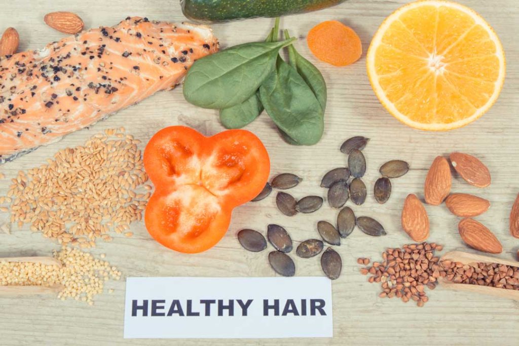 Food for healthy hair