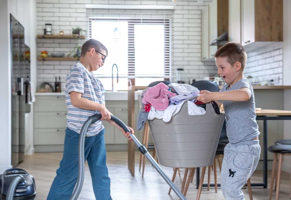 Fun cleaning games for kids