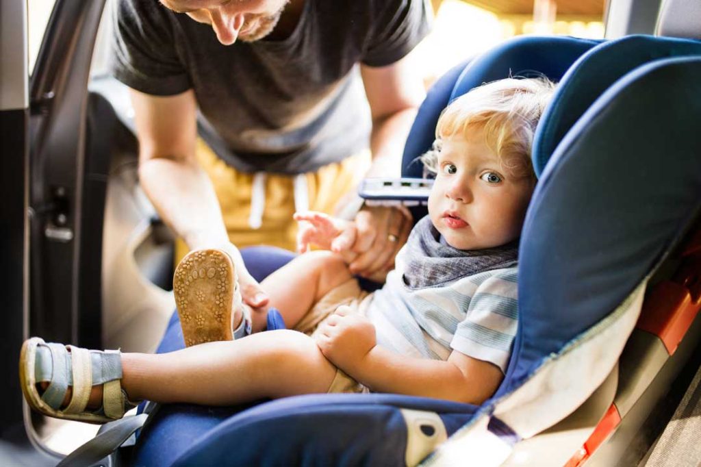 How to clean a baby car seat

