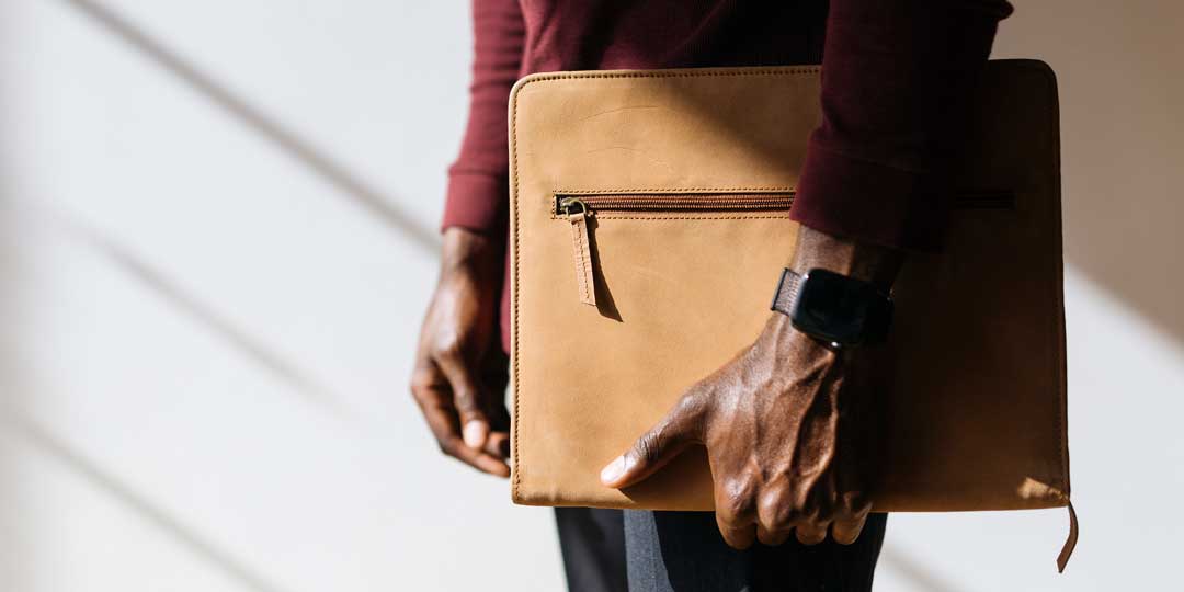 leather laptop sleeve